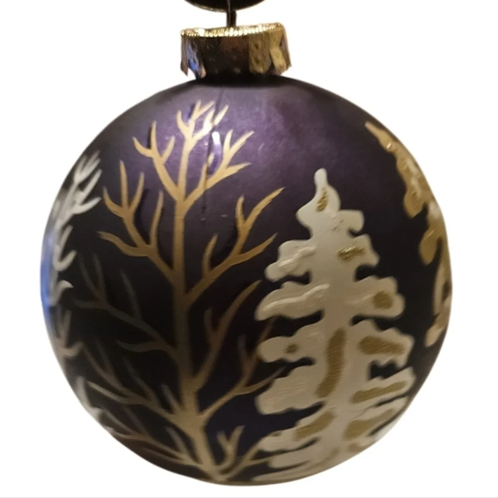 Hand Crafted Upcycled Christmas Tree Ornaments Gold